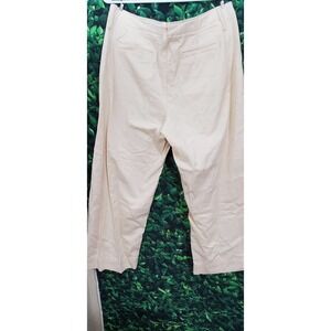 NWOT a new day Stretch Crop pants - Beige Size 12